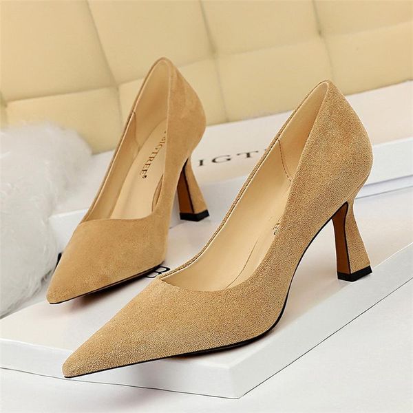 dress shoes simple elegant suede lady high heels womens 2021 party korean casual ol pumps big girl, Black
dress shoes simple elegant suede lady high heels womens 2021 party korean casual ol pumps big girl, Black