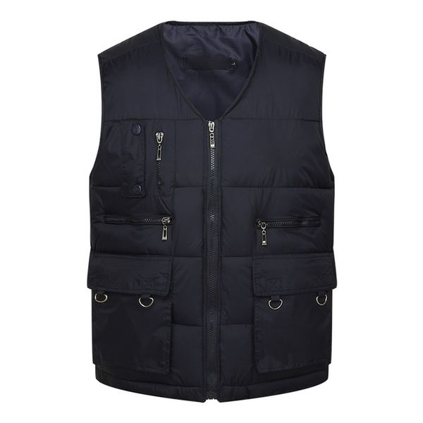 winter men cotton warm vest waistcoat male sleeveless jacket with many pockets vest casual baggy zipper for man plus size cyl48 211111, Black;white
winter men cotton warm vest waistcoat male sleeveless jacket with many pockets vest casual baggy zipper for man plus size cyl48 211111, Black;white