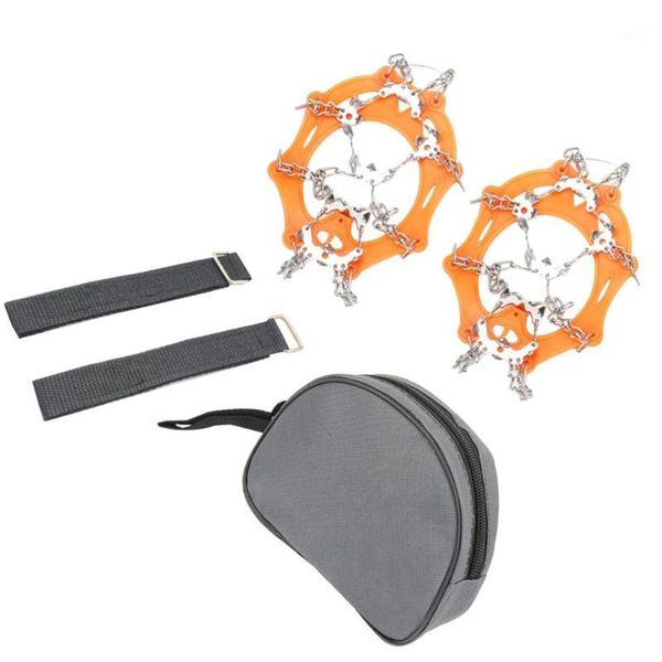 teeth ice cleat spikes crampons stainless steel snow grips boots shoes safe protect with strap and storag cords, slings webbing1
teeth ice cleat spikes crampons stainless steel snow grips boots shoes safe protect with strap and storag cords, slings webbing1