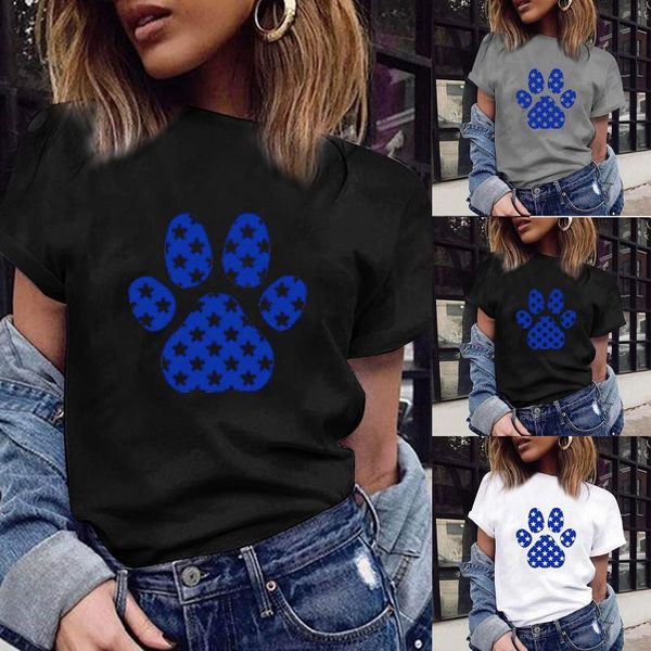 women's t-shirt women dog dot cute short sleeve fashion printed summer lady womens clothing shirt tees female t 2021, White
women's t-shirt women dog dot cute short sleeve fashion printed summer lady womens clothing shirt tees female t 2021, White