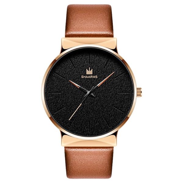 wristwatches fashion watch men waterproof leather strap minimalist wrist watches for quartz sport clock relogio masculino reloj, Slivery;brown
wristwatches fashion watch men waterproof leather strap minimalist wrist watches for quartz sport clock relogio masculino reloj, Slivery;brown