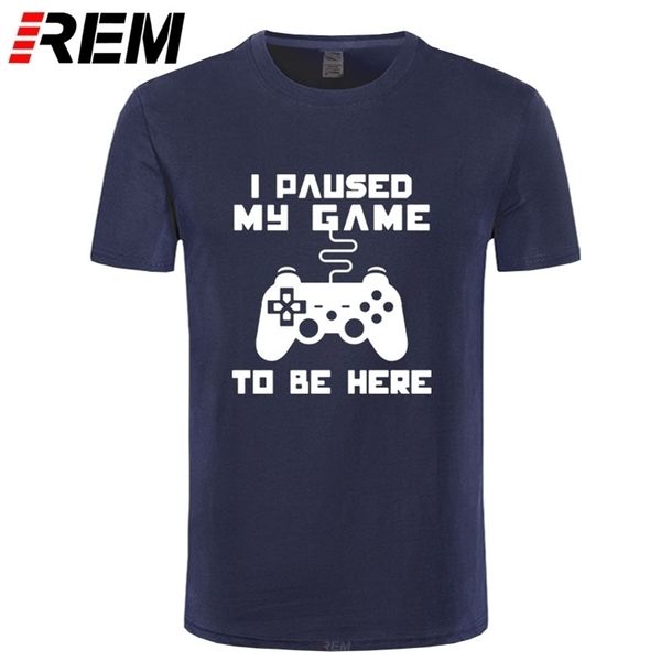 i paused my game to be here men t-shirt funny video gamer gaming player humor joke t shirts letter print 210324, White;black
i paused my game to be here men t-shirt funny video gamer gaming player humor joke t shirts letter print 210324, White;black