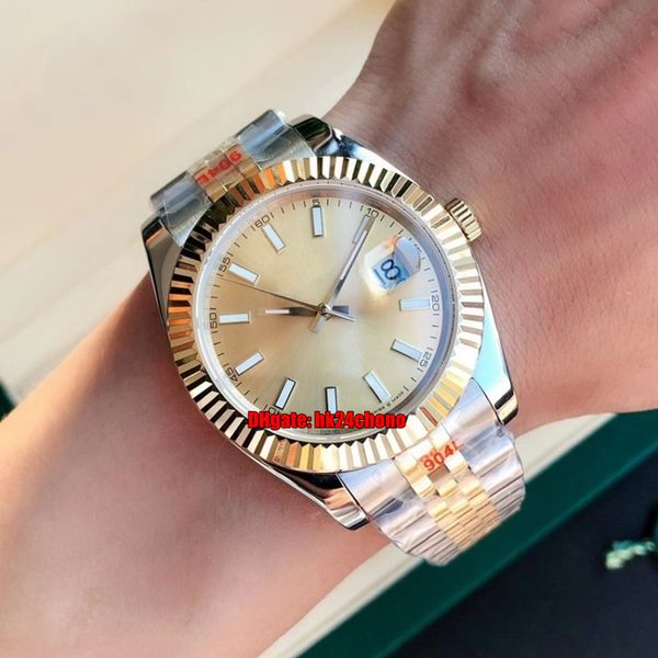 83 styles watches gdf 904l 126333 41mm miyota 8215 automatic mens watch sapphire champagne dial 18k gold two-tone steel bracelet gents wrist, Slivery;brown
83 styles watches gdf 904l 126333 41mm miyota 8215 automatic mens watch sapphire champagne dial 18k gold two-tone steel bracelet gents wrist, Slivery;brown