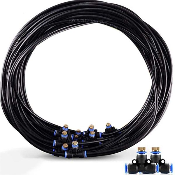 watering equipments misting cooling system 50ft line 15 mist nozzles brass adapter outdoor misters for garden trampoline waterpark
watering equipments misting cooling system 50ft line 15 mist nozzles brass adapter outdoor misters for garden trampoline waterpark