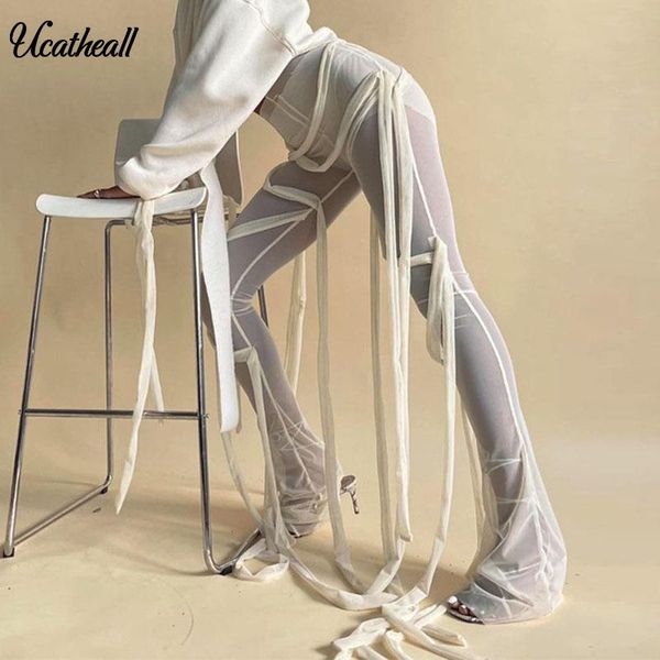 women's pants & capris women see through high waist trousers club wear long mesh sheer summer perspective pencil bottoms, Black;white
women's pants & capris women see through high waist trousers club wear long mesh sheer summer perspective pencil bottoms, Black;white
