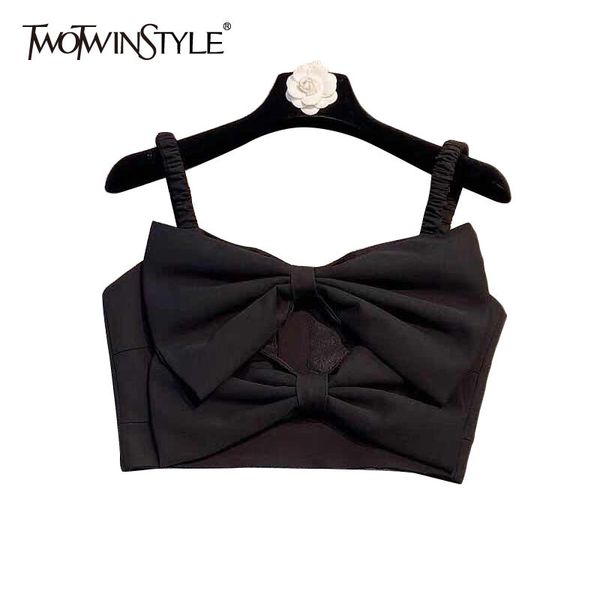 black patchwork bowknot tank for women square collar sleeveless slim vest female fashion new clothing 210428, White
black patchwork bowknot tank for women square collar sleeveless slim vest female fashion new clothing 210428, White