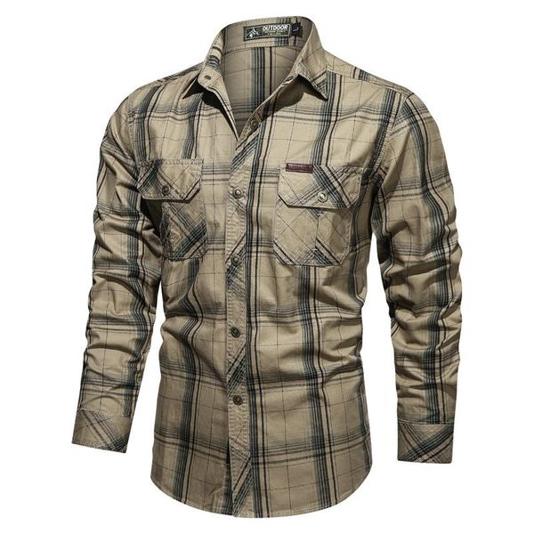 men's casual shirts plaid shirt men spring autumn 100% cotton oversized dress male military long sleeve camisa masculina, White;black
men's casual shirts plaid shirt men spring autumn 100% cotton oversized dress male military long sleeve camisa masculina, White;black