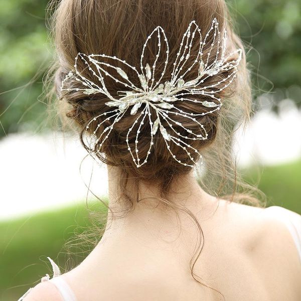 hair clips & barrettes tiny beads wedding crown women tiara silver color crystal bridal piece clip hand wired accessories, Golden;silver
hair clips & barrettes tiny beads wedding crown women tiara silver color crystal bridal piece clip hand wired accessories, Golden;silver