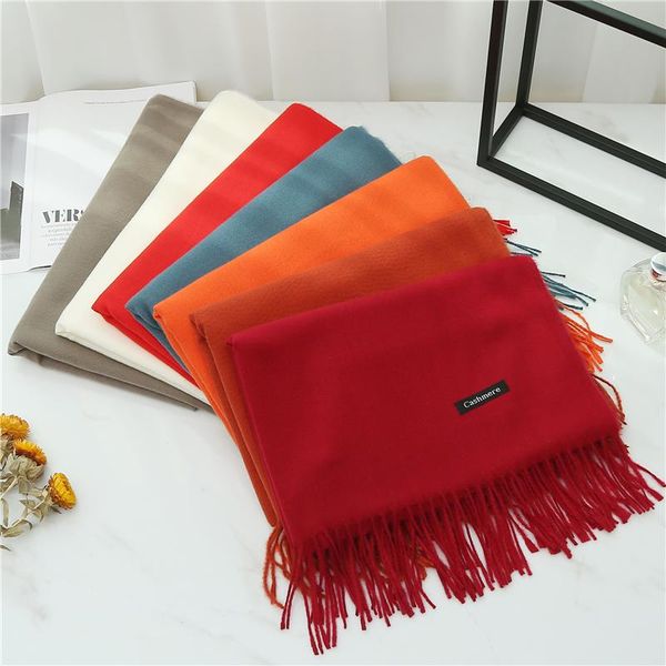 scarves winter female scarf cashmere shawls wraps women solid long hijab stoles pashmina bufanda tassel autumn lady headband 2021, Blue;gray
scarves winter female scarf cashmere shawls wraps women solid long hijab stoles pashmina bufanda tassel autumn lady headband 2021, Blue;gray