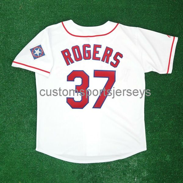 men women youth embroidery kenny rogers 1995 home white jersey w/ team patch all sizes, Black
men women youth embroidery kenny rogers 1995 home white jersey w/ team patch all sizes, Black