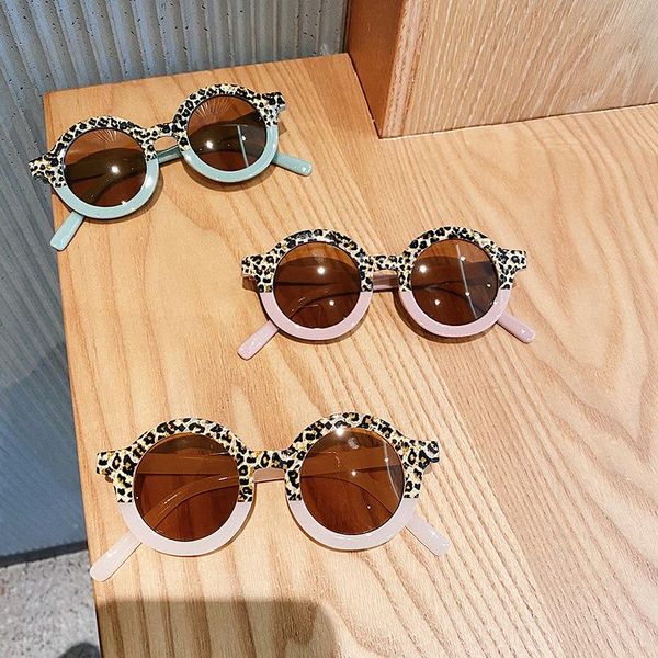 leopard round kids sunglasses fashion boys girls vintage sun glasses uv protection classic children eyewear, White;black
leopard round kids sunglasses fashion boys girls vintage sun glasses uv protection classic children eyewear, White;black