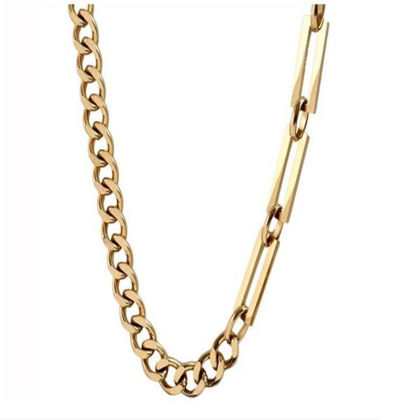 chains light chain necklace hip hop street thick clavicle niche luxury of 18 k gold plated titanium steel cuba's, Silver
chains light chain necklace hip hop street thick clavicle niche luxury of 18 k gold plated titanium steel cuba's, Silver