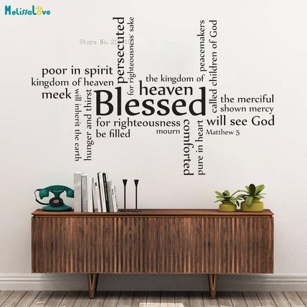 word quote wall sticker the beatitudes blessed church youth sanctuary art decals classroom home family living yt2347 stickers
word quote wall sticker the beatitudes blessed church youth sanctuary art decals classroom home family living yt2347 stickers