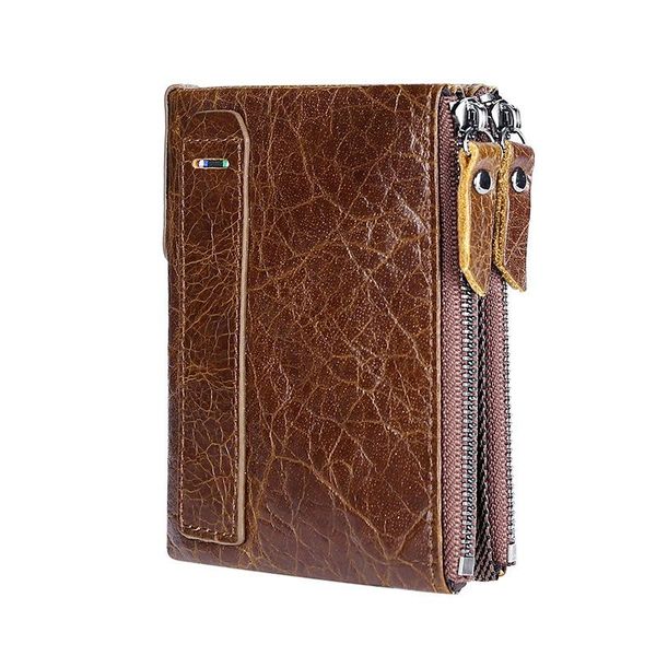 anti-theft brush head layer cowhide wallet retro double zipper coin purse chain woman wallets, Red;black
anti-theft brush head layer cowhide wallet retro double zipper coin purse chain woman wallets, Red;black