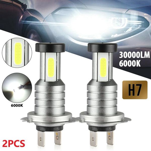 -2x h7 led headlight bulb kit high low beam 100w 30000lm super bright 6000k white car headlights
-2x h7 led headlight bulb kit high low beam 100w 30000lm super bright 6000k white car headlights