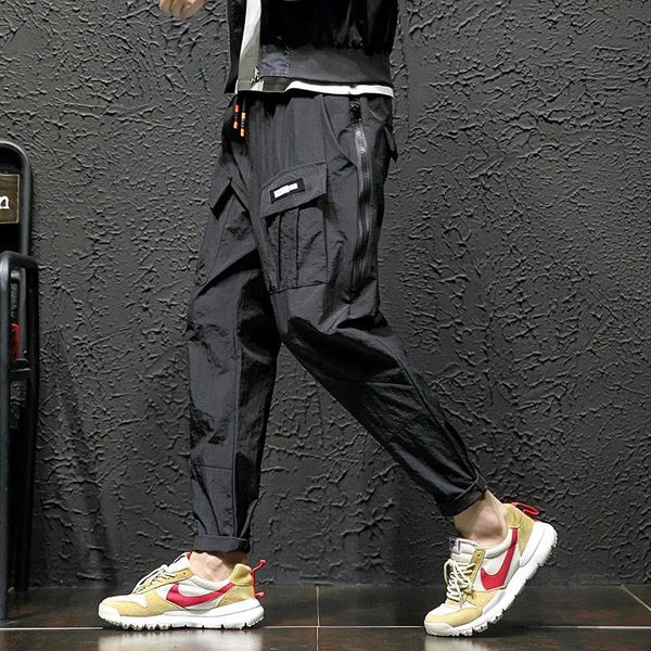 men's pants autumn summer running men fashion casual mens joggers hip hop streetwear harem military cargo trousers, Black
men's pants autumn summer running men fashion casual mens joggers hip hop streetwear harem military cargo trousers, Black