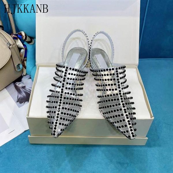 luxury crystal decoration pointed toe high heel sandals women transparent stilettos spring summer rhinestone pumps female dress shoes, Black
luxury crystal decoration pointed toe high heel sandals women transparent stilettos spring summer rhinestone pumps female dress shoes, Black
