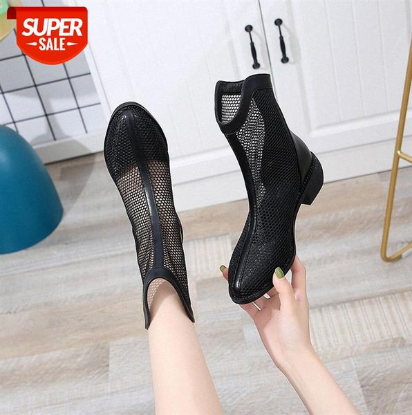 breathable mesh women's shoes casual sandals thick heel round toe day #5q6h, Black 
breathable mesh women's shoes casual sandals thick heel round toe day #5q6h, Black