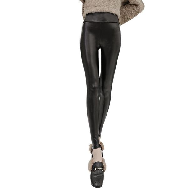 women's pants & capris s-4xl women plus size winter leather warm velvet pant high waist slim trousers thick stretch femme leggings, Black;white
women's pants & capris s-4xl women plus size winter leather warm velvet pant high waist slim trousers thick stretch femme leggings, Black;white