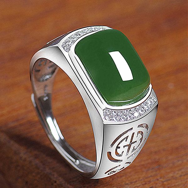 fashion carving green jade emerald gemstones diamonds rings for men white gold silver color bague jewelry bijoux gifts accessory, Golden;silver
fashion carving green jade emerald gemstones diamonds rings for men white gold silver color bague jewelry bijoux gifts accessory, Golden;silver