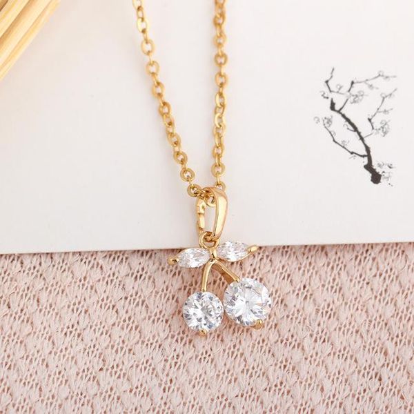 chokers e-shine cherry choker pendant necklace for women romantic lovely style crystal metal material outdoor party fashion jewelry, Golden;silver
chokers e-shine cherry choker pendant necklace for women romantic lovely style crystal metal material outdoor party fashion jewelry, Golden;silver