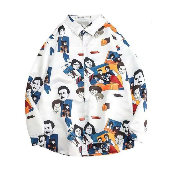 men's casual shirts shirtautumn floral men's trend trendy cartoon printed student loose inch shirt zh24, White;black
men's casual shirts shirtautumn floral men's trend trendy cartoon printed student loose inch shirt zh24, White;black