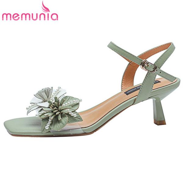 genuine leather shoes women sandals thin high heels party wedding flower buckle lady, Black
genuine leather shoes women sandals thin high heels party wedding flower buckle lady, Black