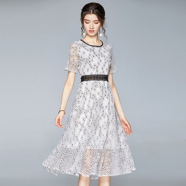 lace dress summer women beautiful flowers print black long midi party 210525, Black;gray
lace dress summer women beautiful flowers print black long midi party 210525, Black;gray