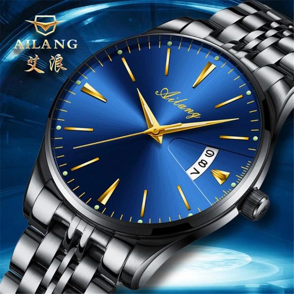 wristwatches 2021 ailang fashion design men's mechanical automatic watches leather strap clocks male date relogio masculino 8618, Slivery;brown
wristwatches 2021 ailang fashion design men's mechanical automatic watches leather strap clocks male date relogio masculino 8618, Slivery;brown