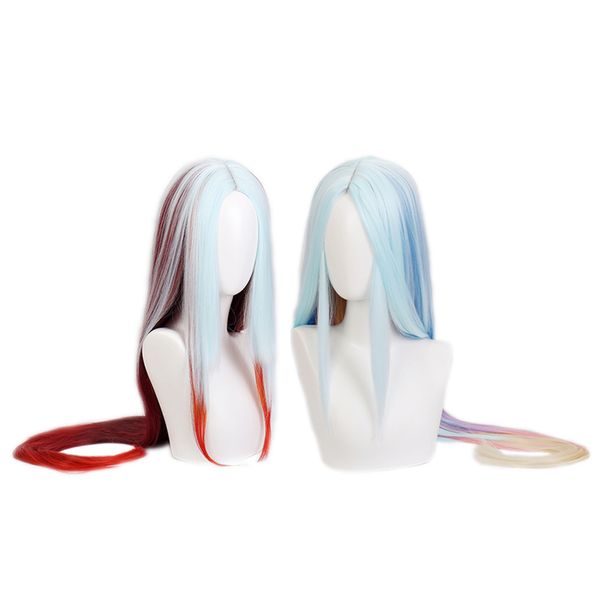 lol dawnbringer night skin soraka wig long straight mixed color 2 versions cosplay wig halloween party hairpiece + wig cap, Black
lol dawnbringer night skin soraka wig long straight mixed color 2 versions cosplay wig halloween party hairpiece + wig cap, Black