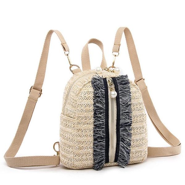 outdoor bags fashion pearl straw backpack women teenager girls travel shoulder schoolbags chic female
outdoor bags fashion pearl straw backpack women teenager girls travel shoulder schoolbags chic female