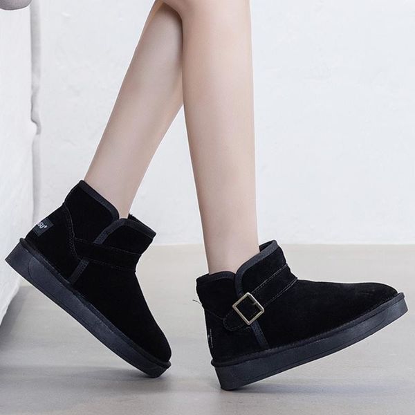 boots winter warm plush black suede snow women's short ankel for women simple basic shoes
boots winter warm plush black suede snow women's short ankel for women simple basic shoes