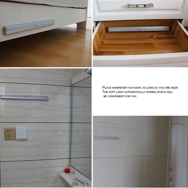 cabinet lights motion sensor night light with magnetic strip md7