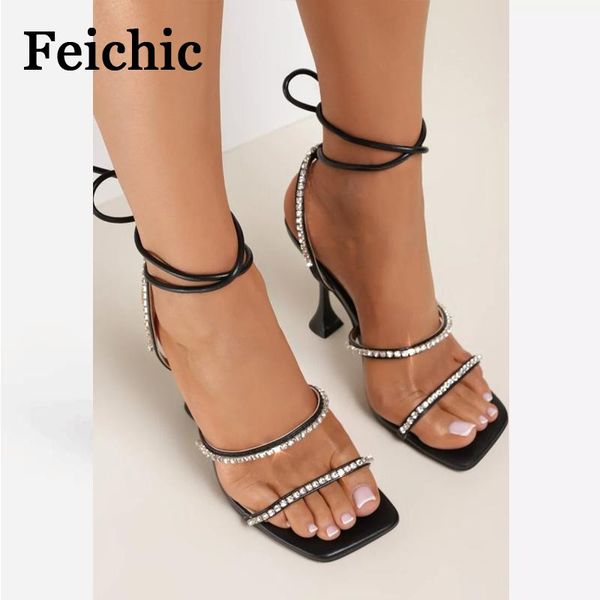 dress shoes feichic stiletto heel black and white rhinestone fish mouth with open toe banquet fashion womensshoes sandals women
dress shoes feichic stiletto heel black and white rhinestone fish mouth with open toe banquet fashion womensshoes sandals women