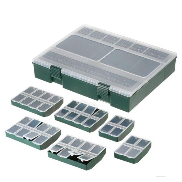 fishing accessories 6+1pcs tackle bit box system for hooks swivels rigs carp fish boxes lure bait fishhook storage case pesca tools
fishing accessories 6+1pcs tackle bit box system for hooks swivels rigs carp fish boxes lure bait fishhook storage case pesca tools