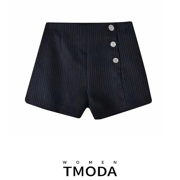 women's shorts tmoda1291 2021 summer women chic striped ladies sweet high waist wide leg short pants formal casual buttons boot trouser, White;black
women's shorts tmoda1291 2021 summer women chic striped ladies sweet high waist wide leg short pants formal casual buttons boot trouser, White;black