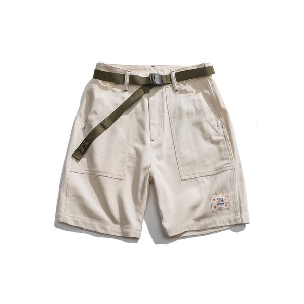 men's shorts h-2001 japanese summer man's with belt solid color zipper mid-waist cargo tooling outdoor casual male pants youth clo, White;black
men's shorts h-2001 japanese summer man's with belt solid color zipper mid-waist cargo tooling outdoor casual male pants youth clo, White;black
