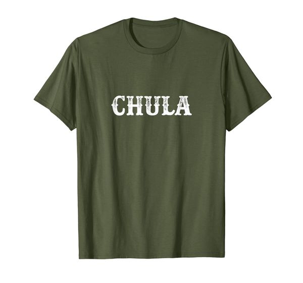 chula - vintage style t-shirt, White;black 
chula - vintage style t-shirt, White;black