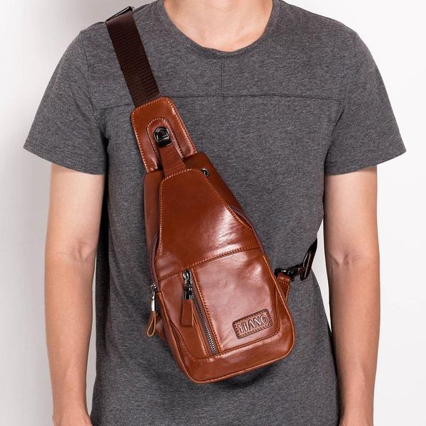 genuine leather men's chest pack shoulder bag messenger bags sling small travel handbag sport man cross body waist
genuine leather men's chest pack shoulder bag messenger bags sling small travel handbag sport man cross body waist