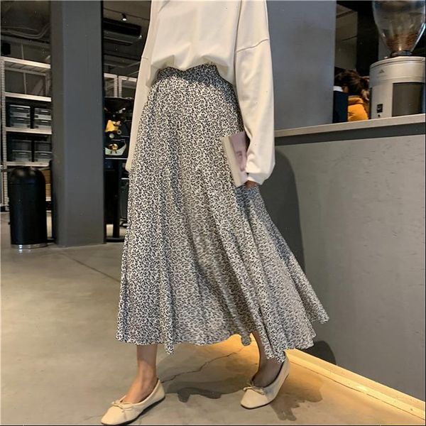 women skirt pleated long female sweet floral printed high waist casual plus size loose streetwear kawaii korean skirts, Black
women skirt pleated long female sweet floral printed high waist casual plus size loose streetwear kawaii korean skirts, Black