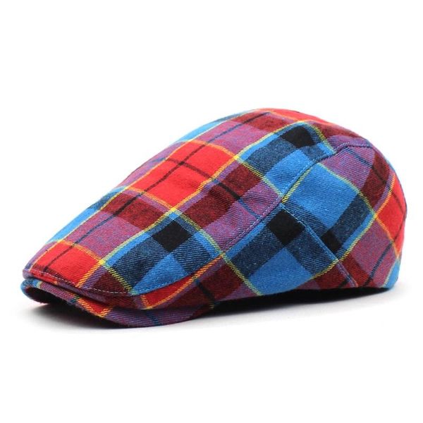 berets ditpossible casual women's hats retro multicolor plaid visors flat caps vintage ladies hat sboy cap, Blue;gray
berets ditpossible casual women's hats retro multicolor plaid visors flat caps vintage ladies hat sboy cap, Blue;gray