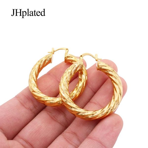 hoop & huggie fashion africa big 24k gold plated twist round female unusual earings jewelry piercings gifts jewellery earrings for woman, Golden;silver
hoop & huggie fashion africa big 24k gold plated twist round female unusual earings jewelry piercings gifts jewellery earrings for woman, Golden;silver