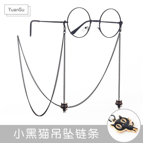 other fashion accessories roaming black cat chain inswind lovely retro slip-proof necklace decorative, Silver
other fashion accessories roaming black cat chain inswind lovely retro slip-proof necklace decorative, Silver
