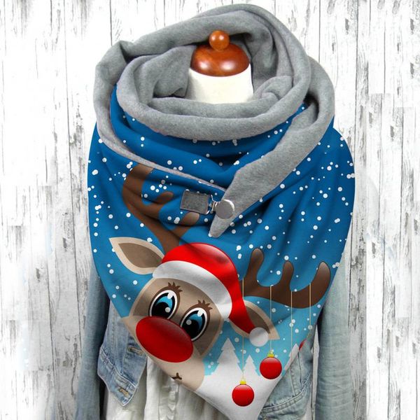 scarves ishowtienda scarf christmas shawls 2021 winter women warm neck wrap button fashion, Blue;gray
scarves ishowtienda scarf christmas shawls 2021 winter women warm neck wrap button fashion, Blue;gray