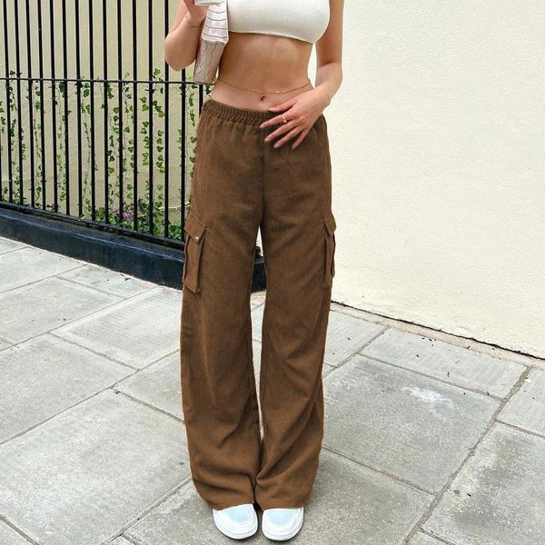 women's pants & capris hirigin 2000s retro brown hip hop y2k aesthetic woman casual baggy high waist trousers ladies streetwear cotton, Black;white
women's pants & capris hirigin 2000s retro brown hip hop y2k aesthetic woman casual baggy high waist trousers ladies streetwear cotton, Black;white