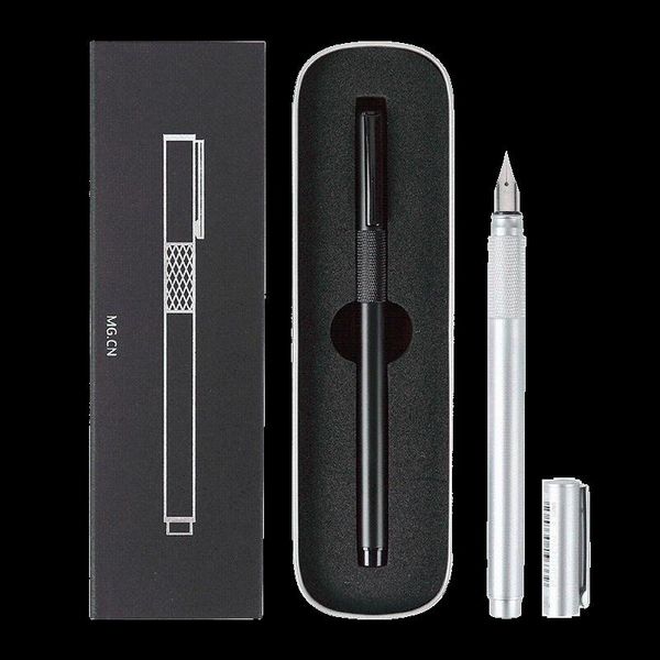 support oem words classic style silver clip metal fountain pen 0.38mm nib steel ink pens for gift office supplies
support oem words classic style silver clip metal fountain pen 0.38mm nib steel ink pens for gift office supplies