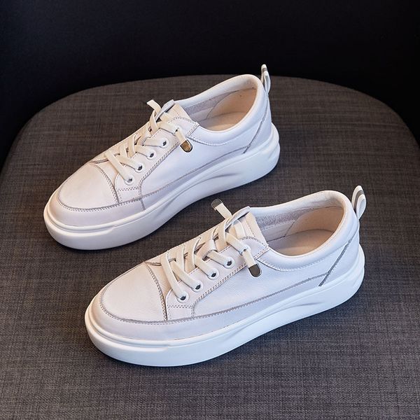 first layer cowhide leather small white shoes women's 2021 new autumn sports board spring and sneakers
first layer cowhide leather small white shoes women's 2021 new autumn sports board spring and sneakers