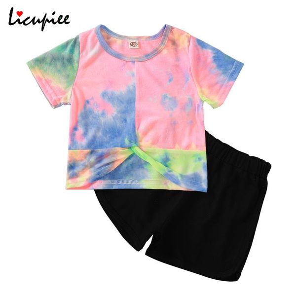 3-8 years print clothes kids girls fashion 2-piece outfit set short sleeve tie-dye t-shirt+shorts for children clothing sets, White
3-8 years print clothes kids girls fashion 2-piece outfit set short sleeve tie-dye t-shirt+shorts for children clothing sets, White