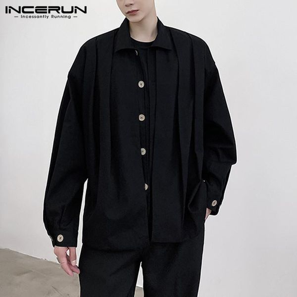 fashion men shirt solid color lapel long sleeve streetwear blouse button japanese style casual shirts camisas s-5xl men's, White;black
fashion men shirt solid color lapel long sleeve streetwear blouse button japanese style casual shirts camisas s-5xl men's, White;black