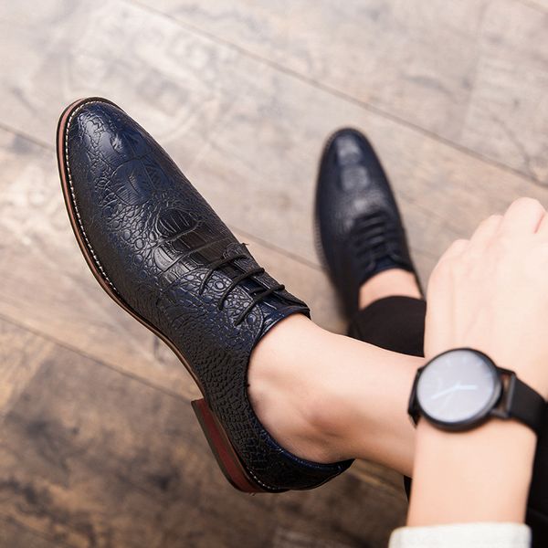 wedding large size men brogue pu leather shoes classic office workplace elegant night banquet formal men dress shoes, Black
wedding large size men brogue pu leather shoes classic office workplace elegant night banquet formal men dress shoes, Black